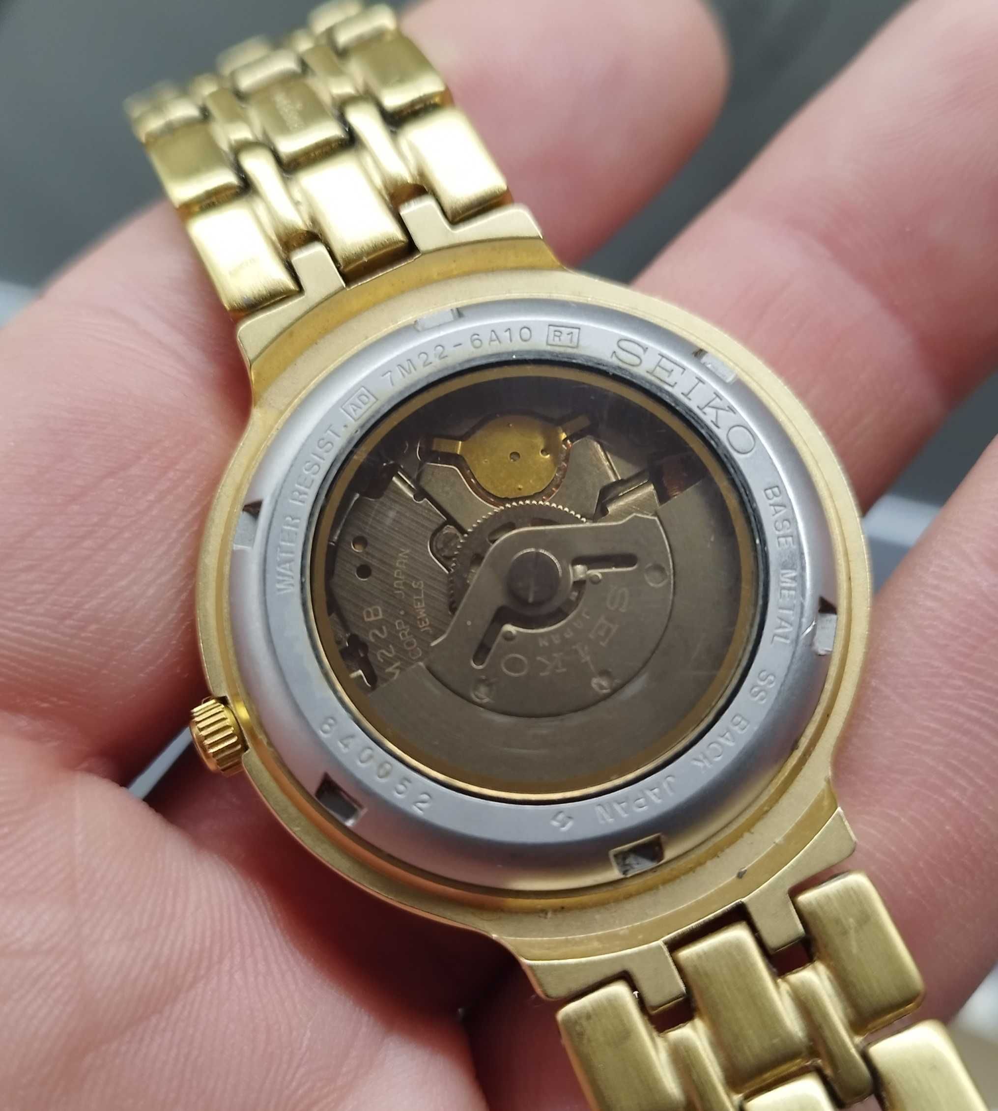 Zegarek męski Seiko Kinetic A.G.S. pudełko ładny stan vintage rzadki
