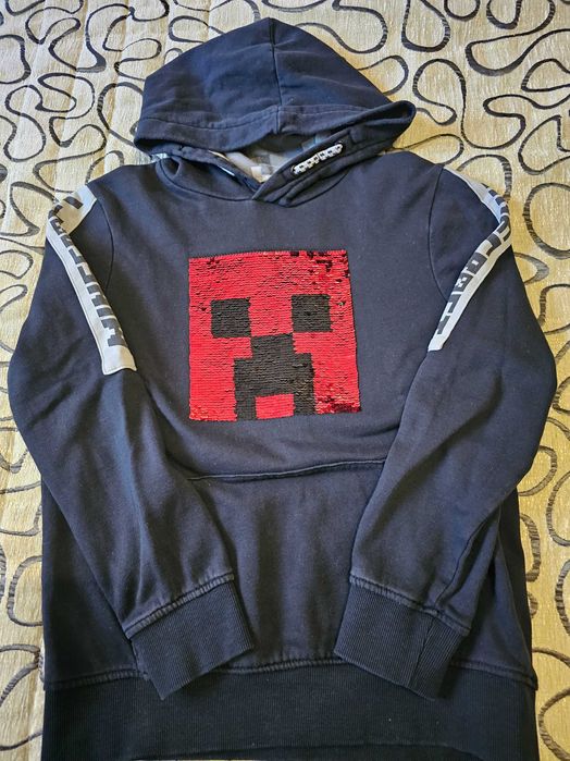 Sweat com capuz minecraft 11-12 anos