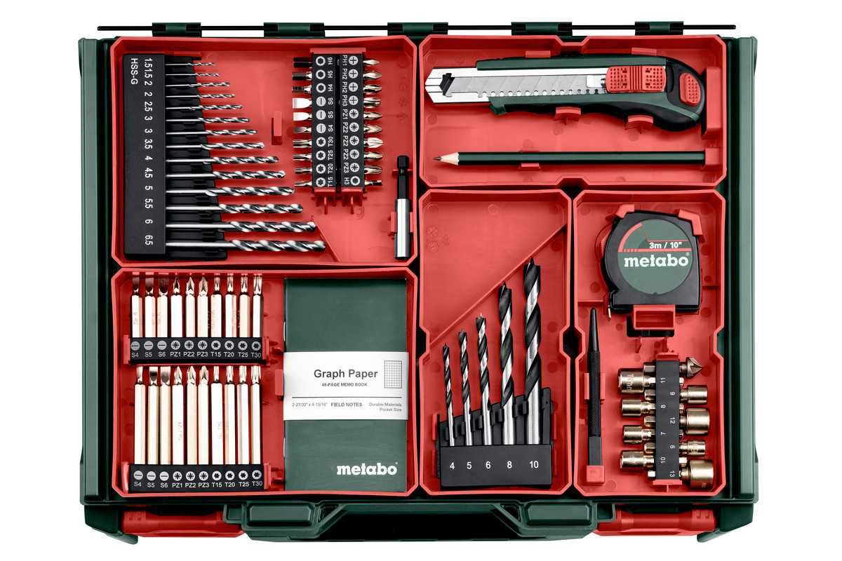 Metabo BS 18 L Set Wiertarko-wkrętarka akumulatorowa Aku gratis