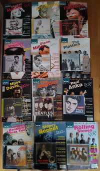 Beatles Rolling Stones Presley Fitzgrrald Amstrong Davis Miller Bechet