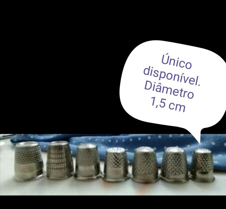 Dedal diâmetro 1,5 cm