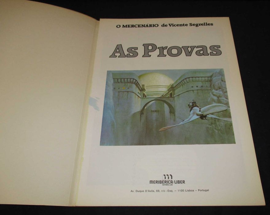Livro BD As Provas O Mercenário Meribérica 1ª edição