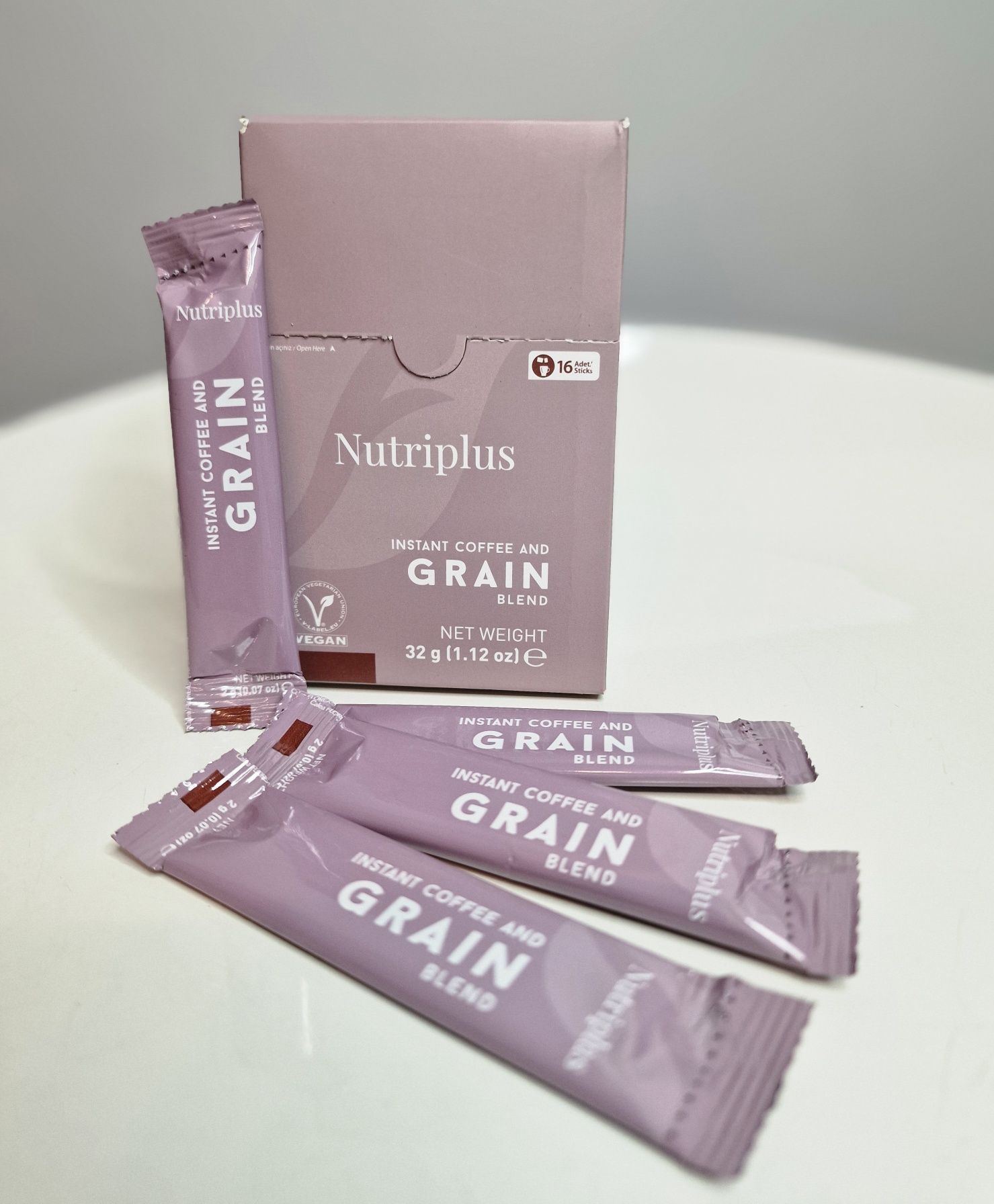 Turecka Kawa Zbożowa Instant Nutriplus NutriCoffee Wit: E+B1