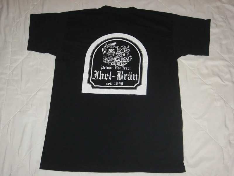 T-shirt koszulka piwo Niemcy Idel Brau 1650 browar niemiecki vintage