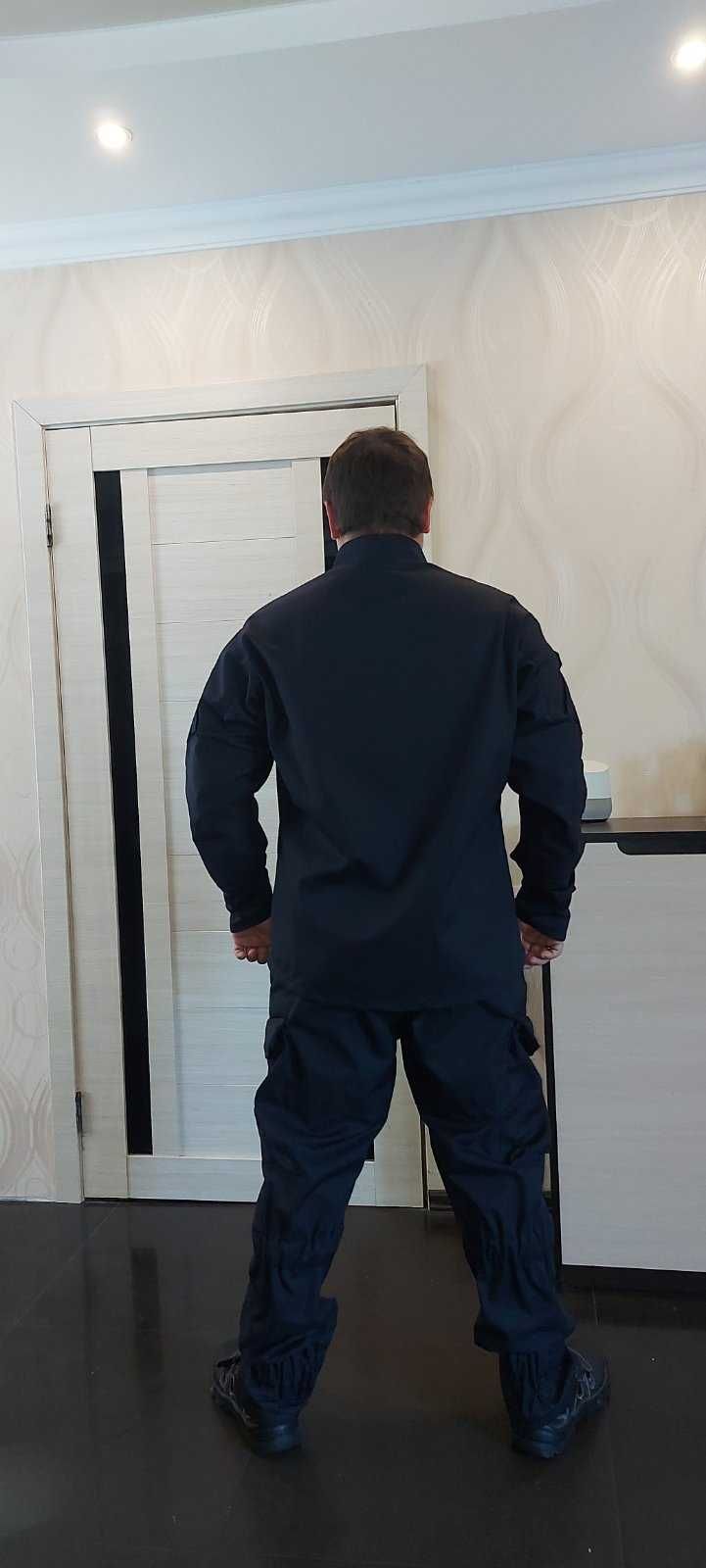 Костюм тактичний (кітель, штани) синій, тактический костюм, форма ДСНС