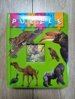 Książka z puzzlami "Zwierzęta świata"