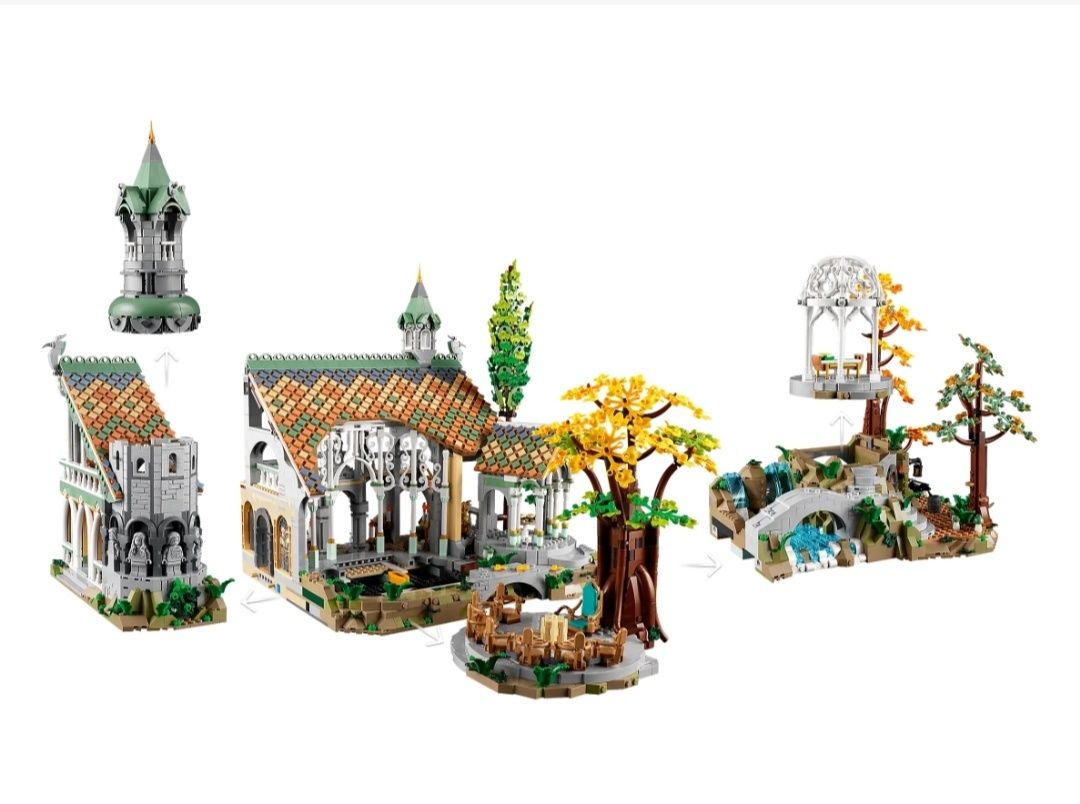 LEGO 10316 The Lord of the Rings Rivendell - novo e selado. Original.