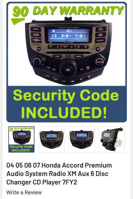 Автомагнітолла ХОНДА АКОРД в ідеальному стані.