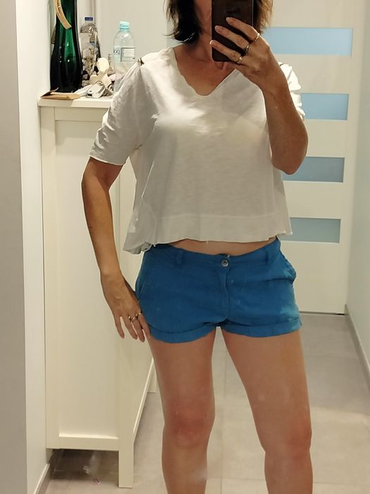 Włoska bluzka na lato Imperial asymetryczna