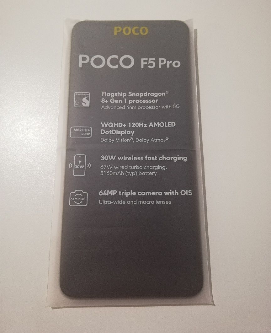 Smatrphone  XIAOMIPOCO F5 PRO 5G 256GB