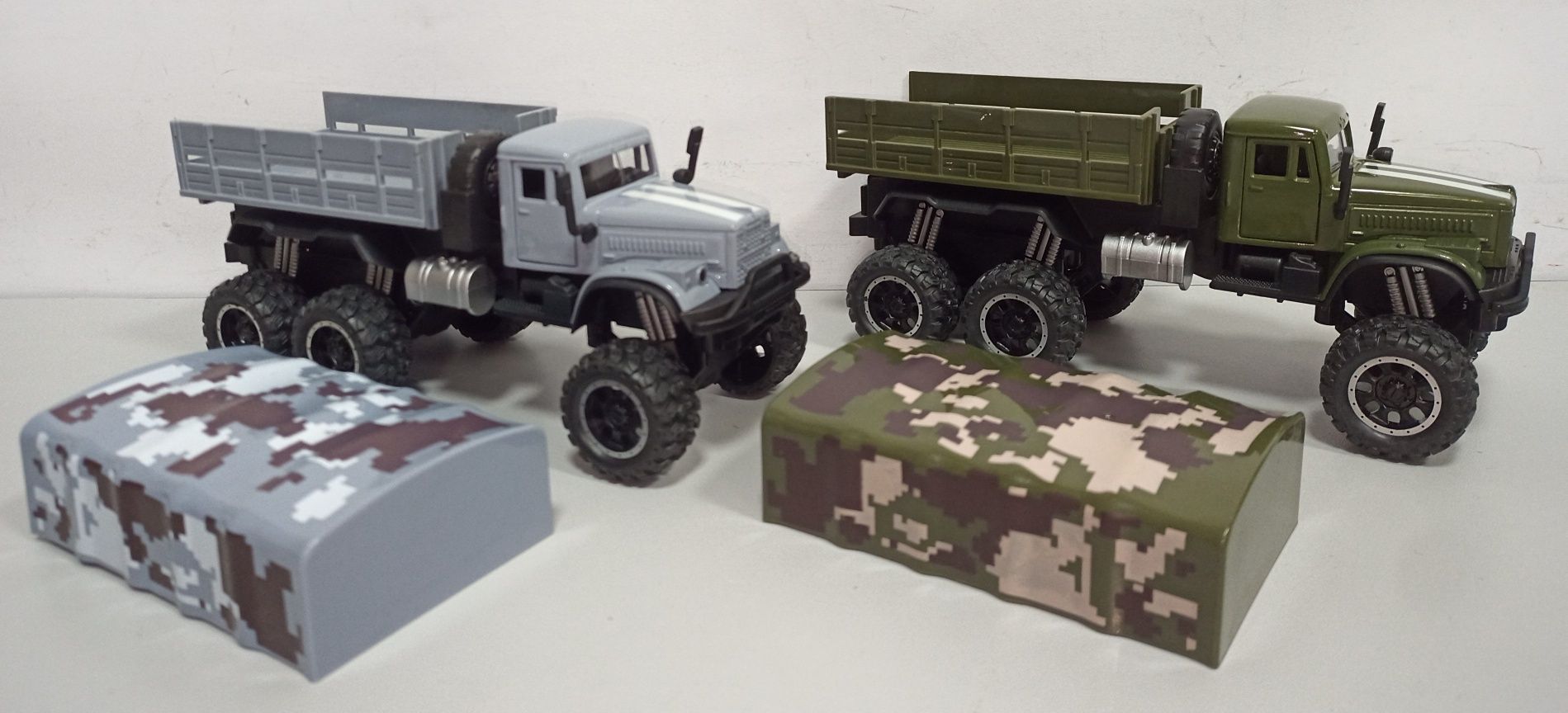 КрАЗ KRAZ Армия ЗСУ грузовик модель 20 см. ТМ "Автосвіт". Металл