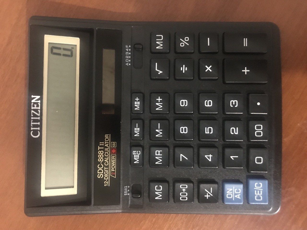 Калькулятор Citizen SDC-888XBK чорний 12 розряд