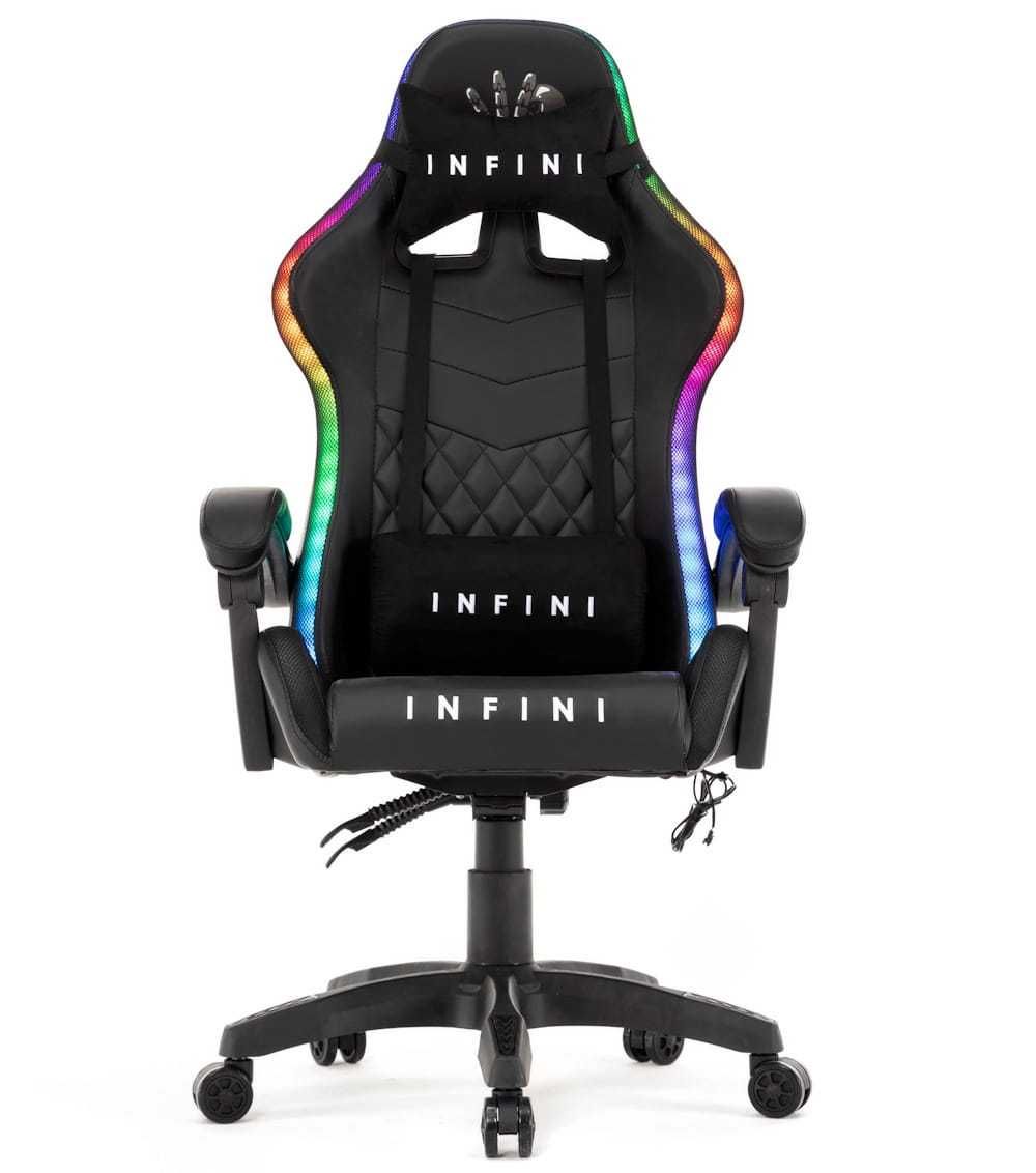 Fotel Gamingowy z Podświetleniem RGB INFINI LED
