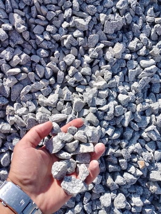 Grys Granitowy szary bez przebarwień / Kruszywa Ogrodowe / Transport