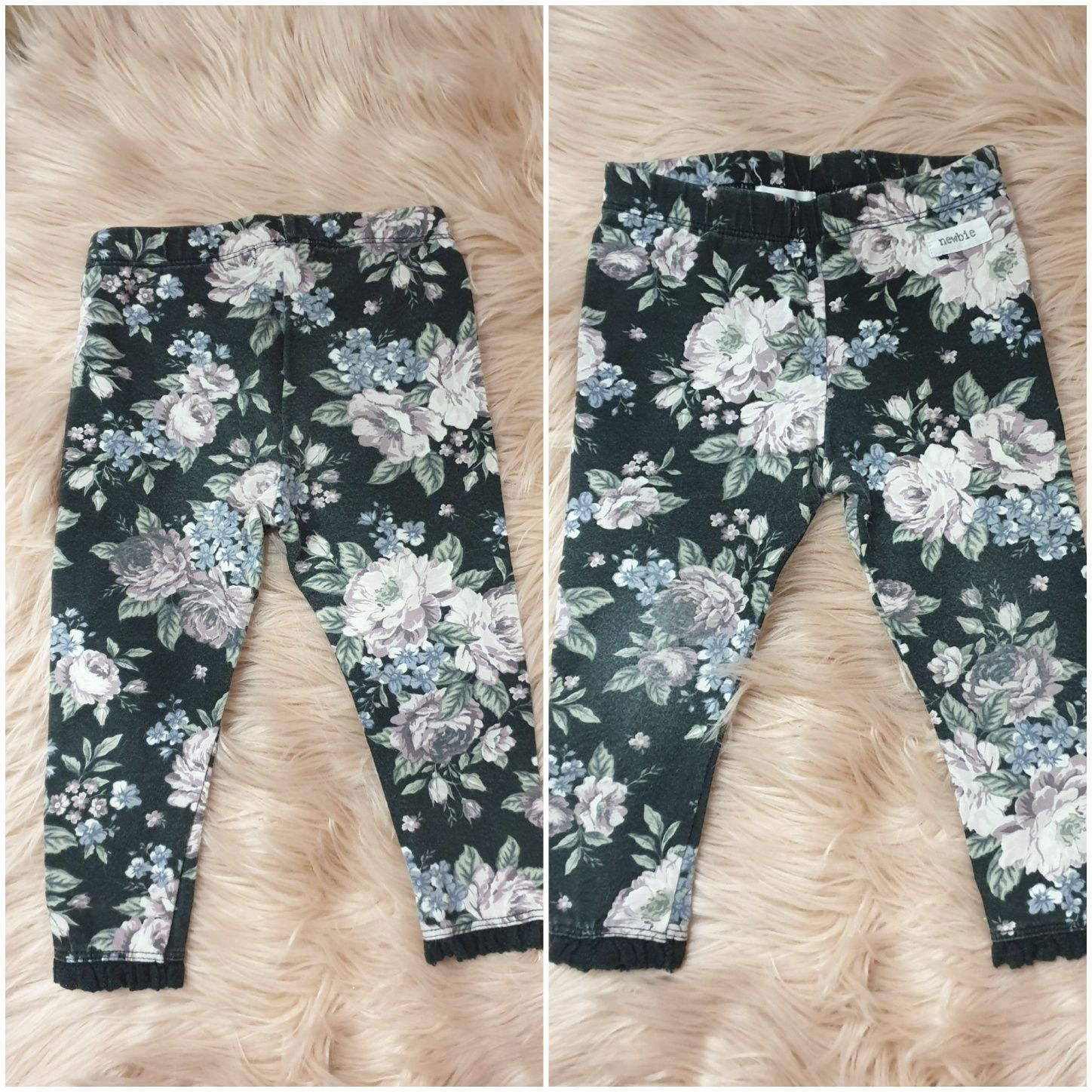3x leginsy roz.80 NEWBIE bluza NEWBIE roz.74