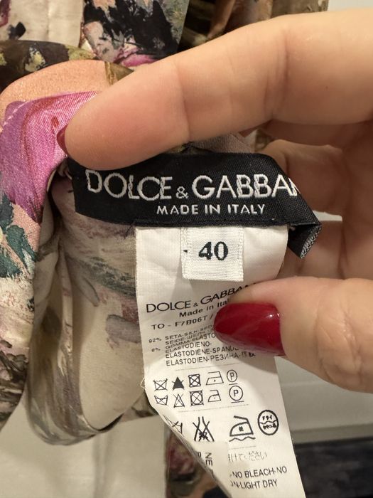 Блуза шелковая DOLCE & GABBANA