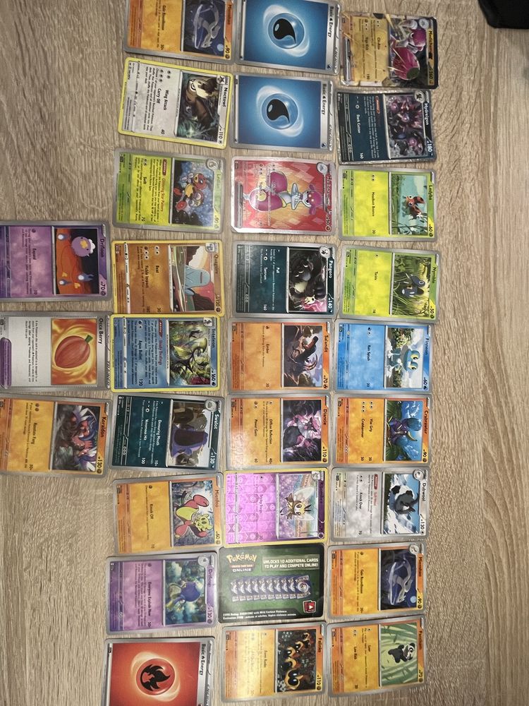 Коллекция pakemon карточек 30 штук
