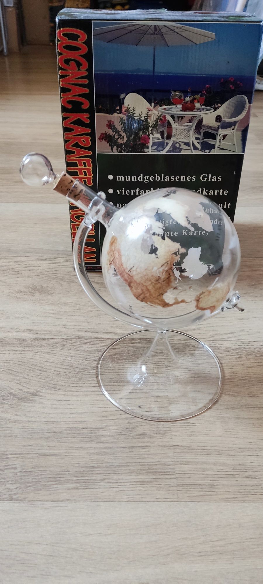Karafka globus 0,7 l szklana