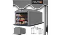 Namiot PRESTIGE 5x10-4m hala przemysłowa magazynowy MOCNY PVC 560g
