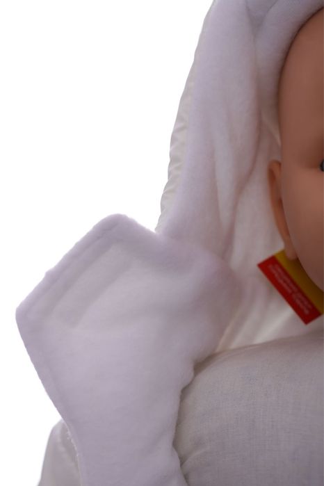 Конверт на флісі Babykroha молочний комбінезон на виписку