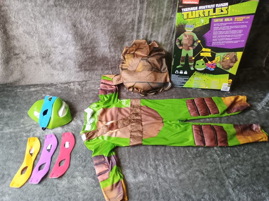 Kostium dla dzieci Wojownicze Żółwie Ninja unisex