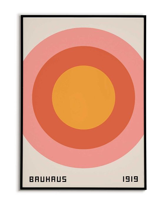 Plakat A3 Bauhaus Ausstellung, Harmonia, Styl - trzeci plakat Gratis