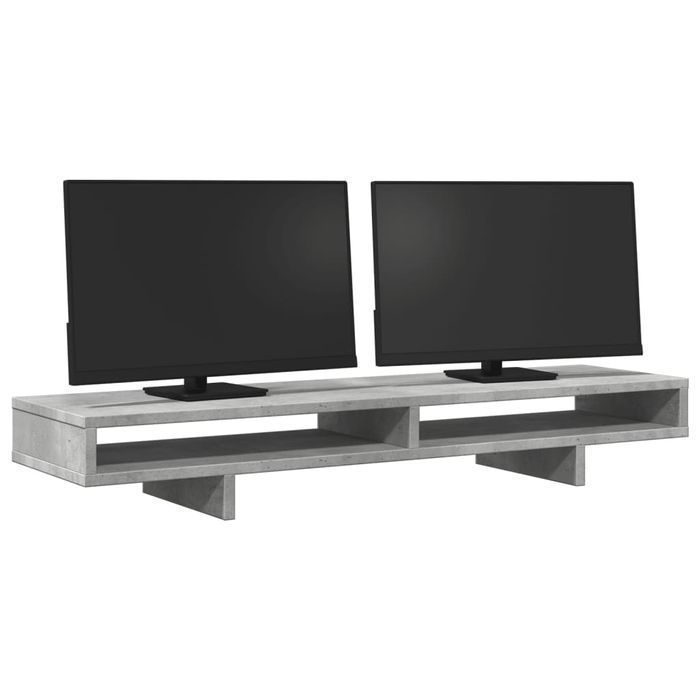Vidaxl Podstawka Pod Monitor, Szarość Betonu, 100X27X15 Cm