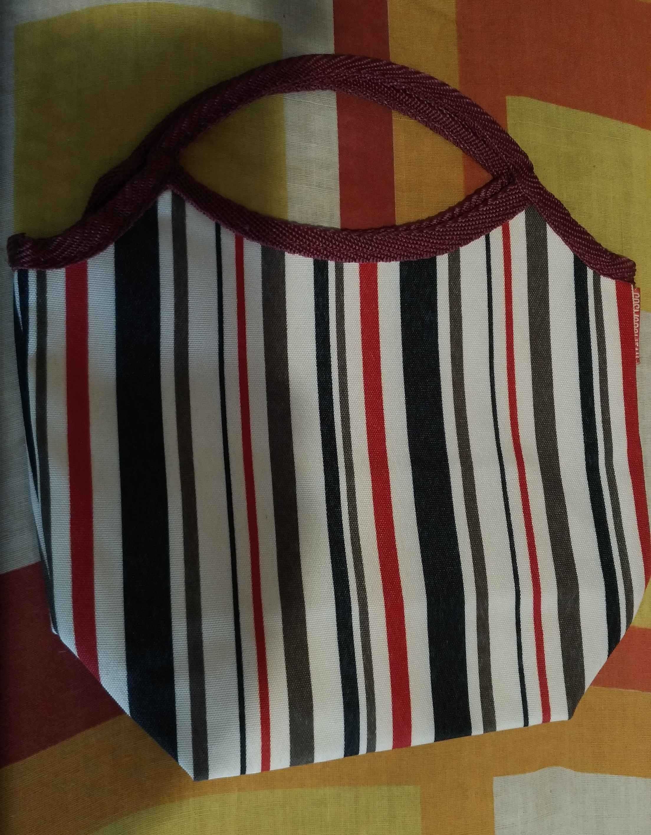 Malutka kolorowa torebka w paski