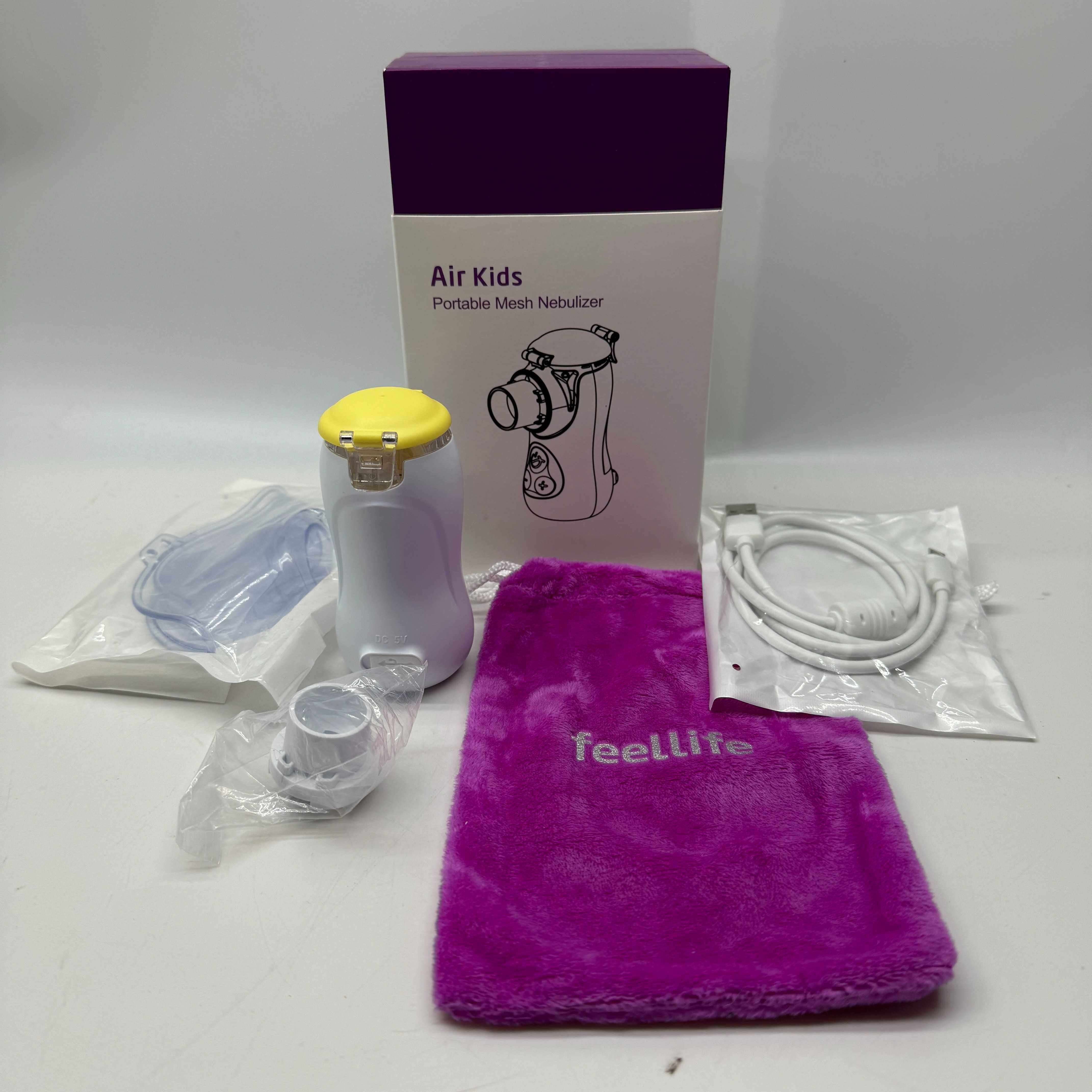 Feellife 5487 przenośny inhalator dla dzieci żółty