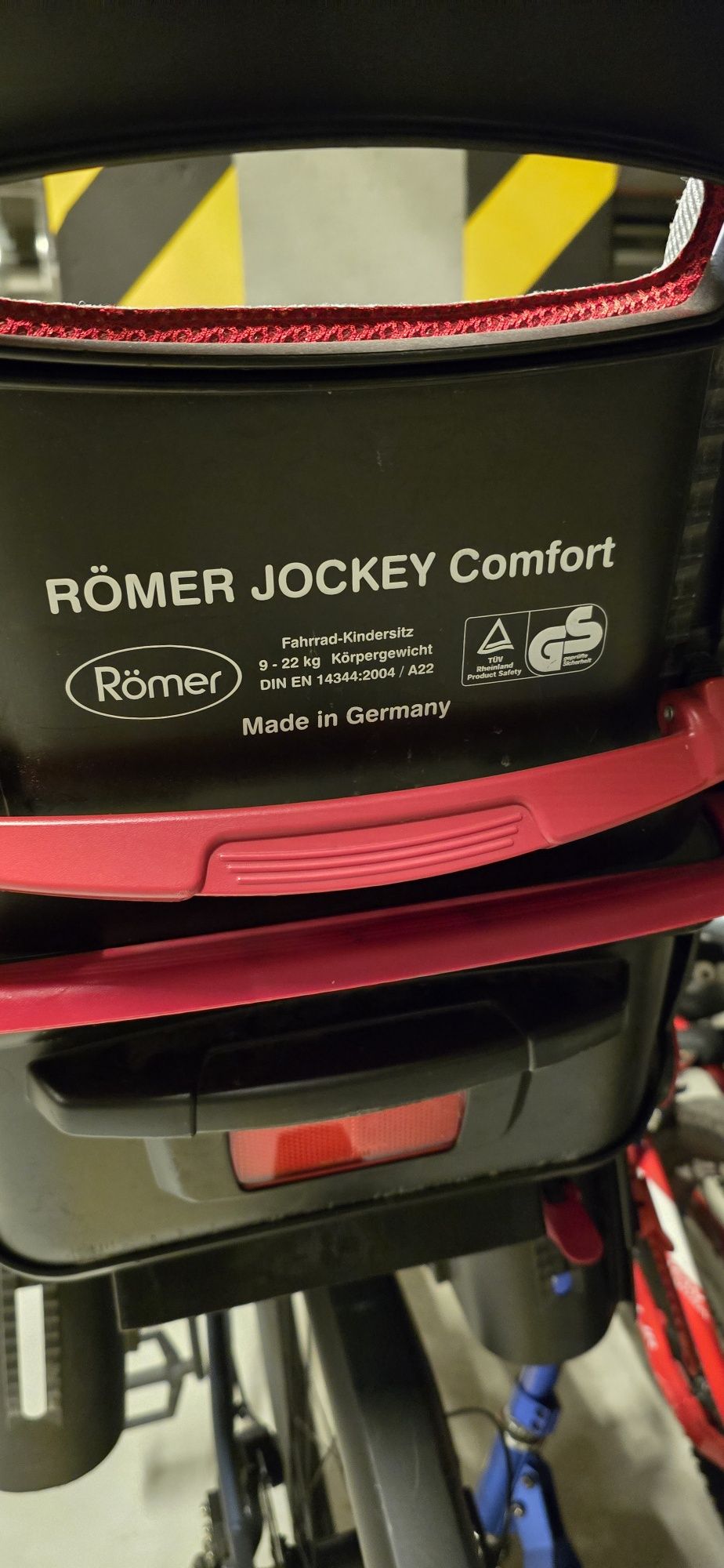 Fotelik Rowerowy Romer Jockey Comfort + 2x Adapter