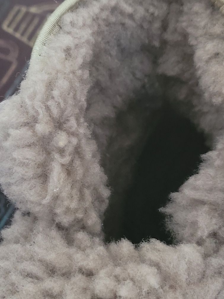 Śniegowce Ecco soft 7  rozmiar 40, skóra, wełna jagnięca