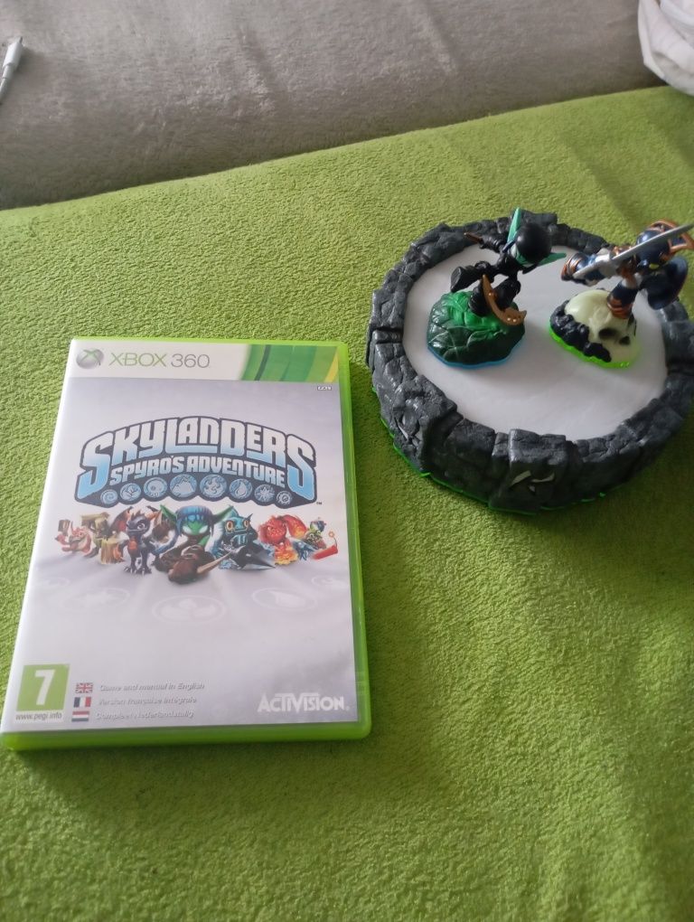 Skylanders Xbox 360 gra+portal+figurki