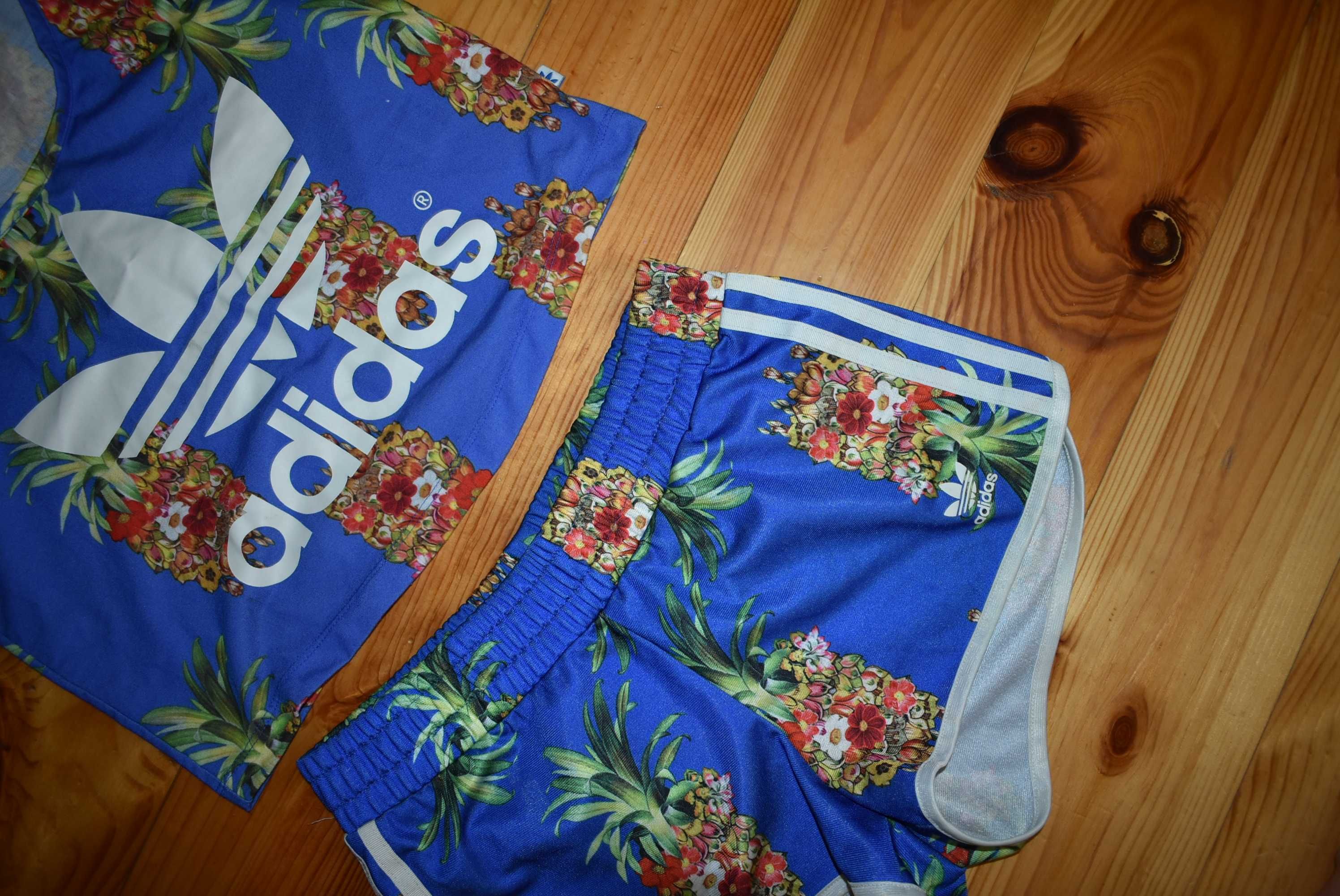 летний комплект шорты + майка от adidas