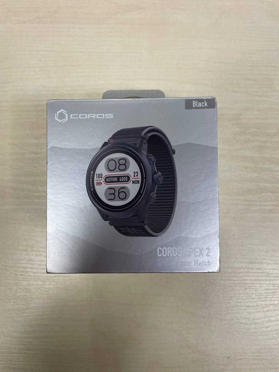 Годинник Coros Apex 2 чорний