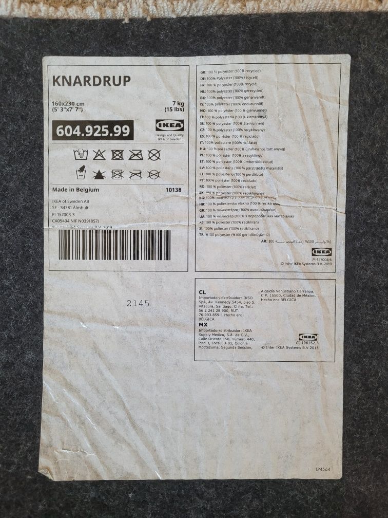 Tapete IKEA  Knardrup 160x230