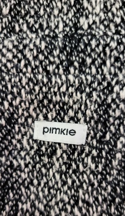 Krótka marynarka, ramoneska, ala dzianinowa, melanż, pimkie, 36