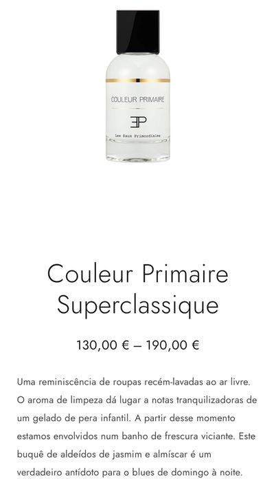 Vendo perfume Couleur Primaire