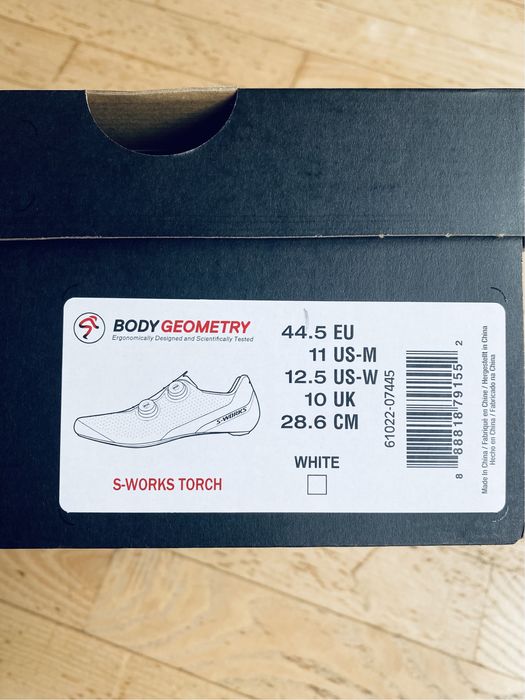 Buty Specialized S-Works Torch 44,5 jak Sidi, DMT, Gaerne, Giro, Fizik