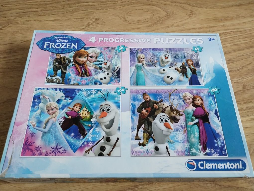 Puzzle Clementoni Frozen Kraina Lodu 4in1