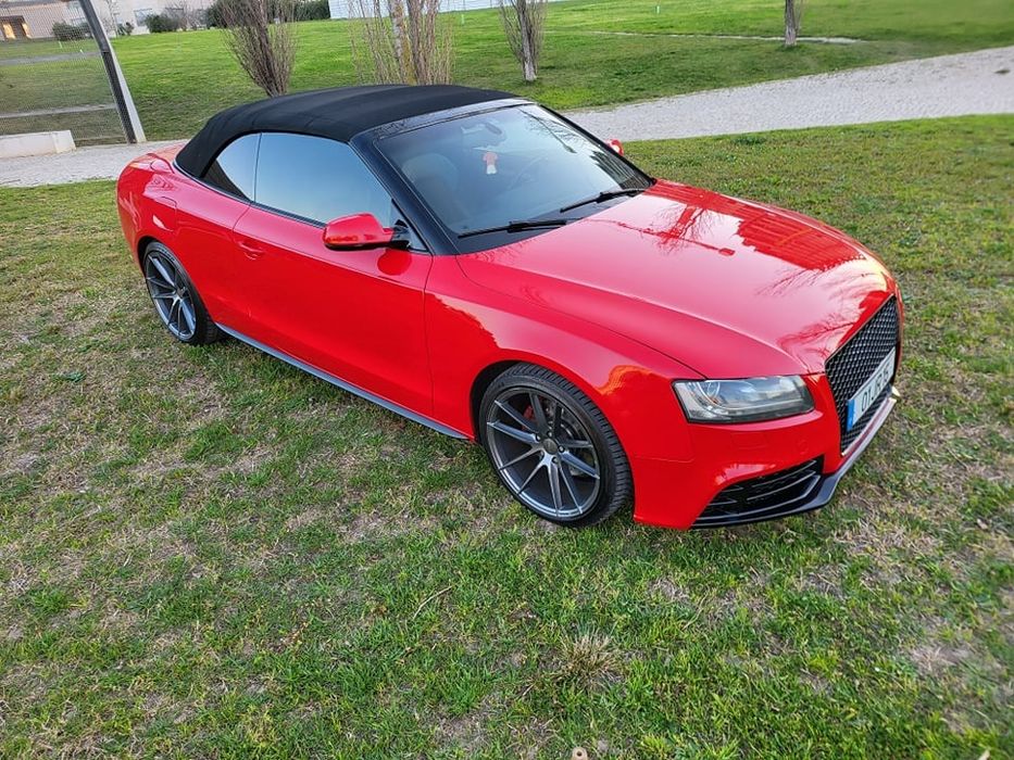 Audi a5 Cabrio vermelho
