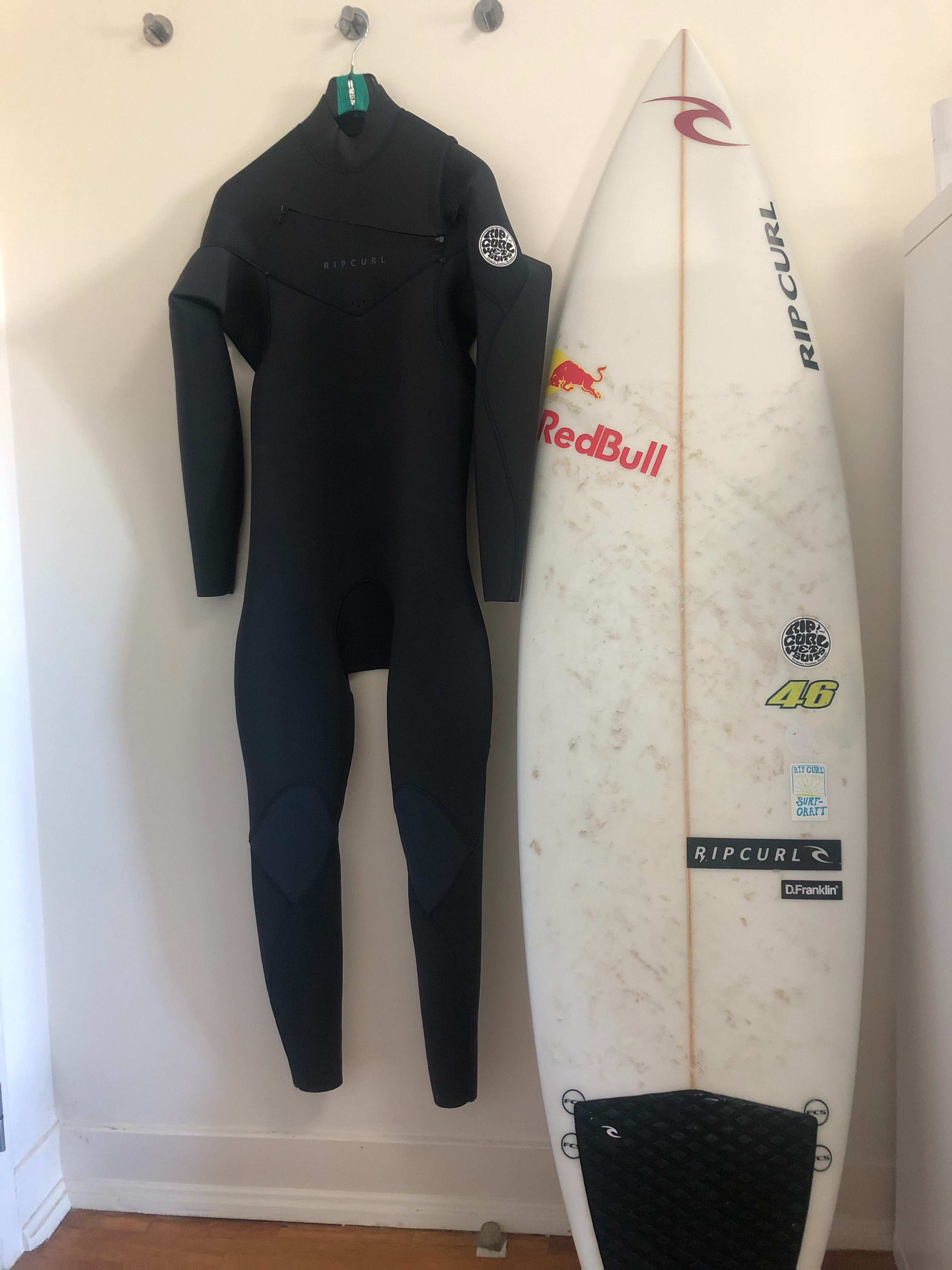 Prancha de Surf + fato Rip Curl