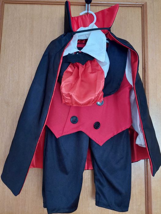 Fato halloween vampiro 0-6 meses