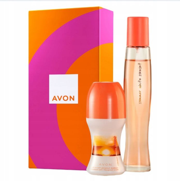 Avon zestaw do pielęgnacji summer white sunset kulka