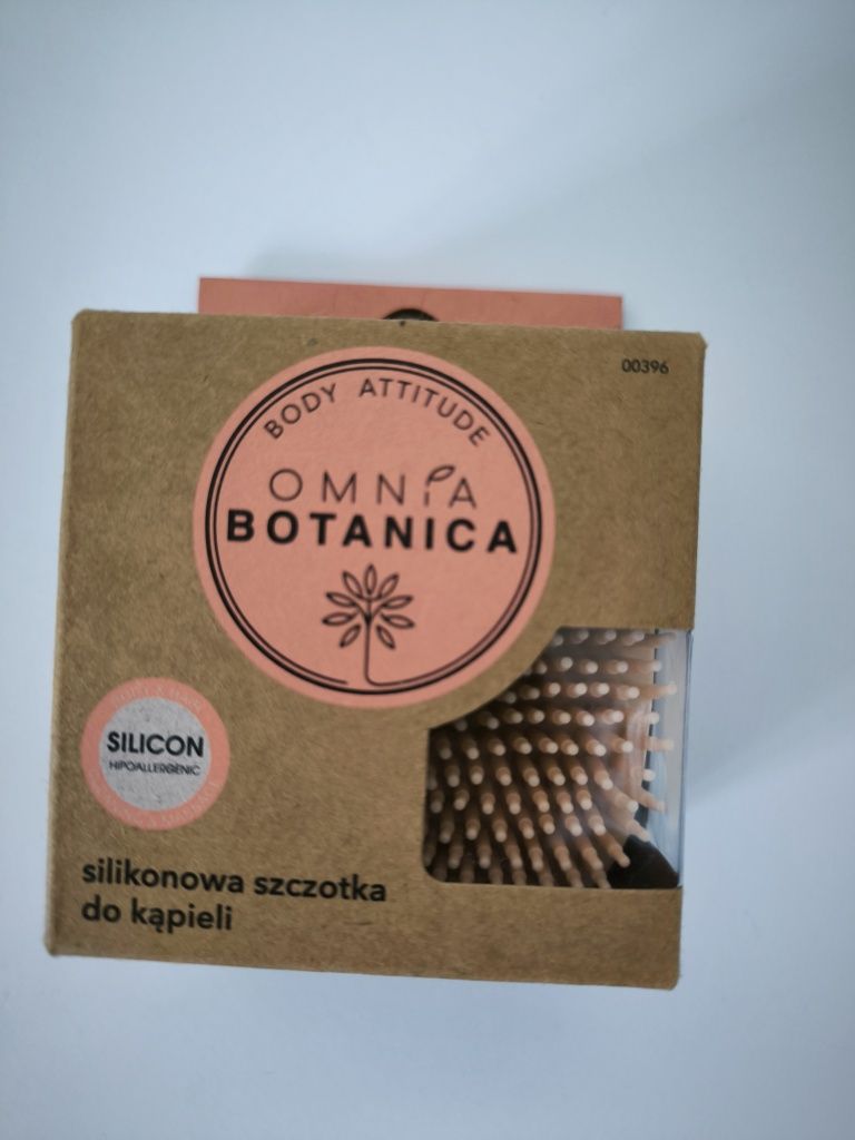 Silikonowa szczoteczka do kąpieli Omnia Botanica