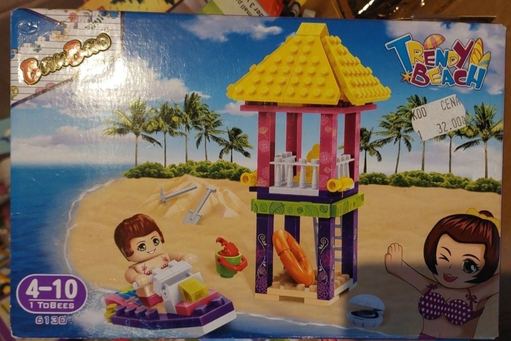 Klocki Nowe plaża jak lego zabawki