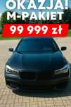 BMW 730d xDrive M Pakiet – Luksusowa Czarna Limuzyna