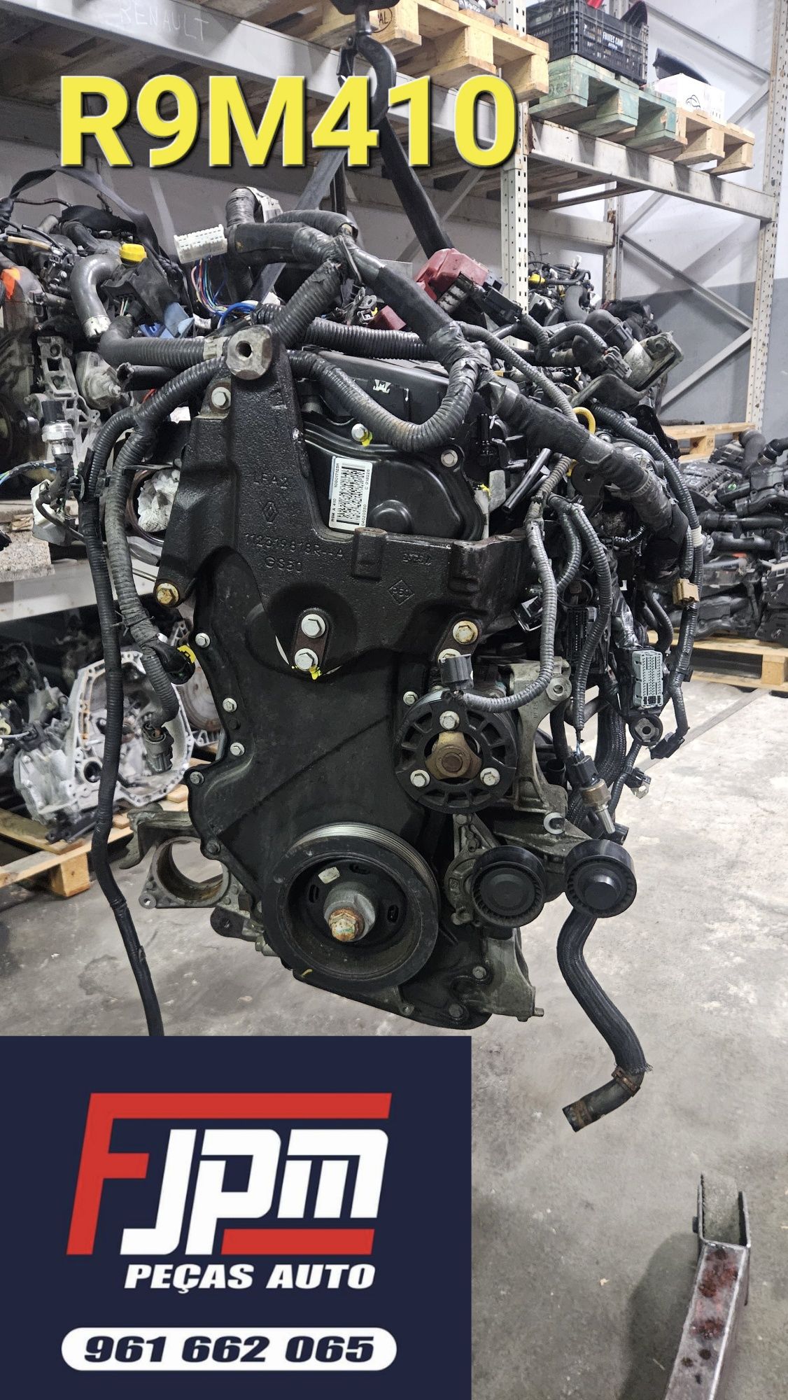 Motor renault 1.6 dci r9m410