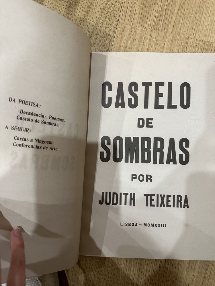 livro castelo de Sombras de Judith Teixeira