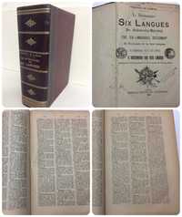 Le Dictionnaire De Six Langues... de Almeida (Francisco De)