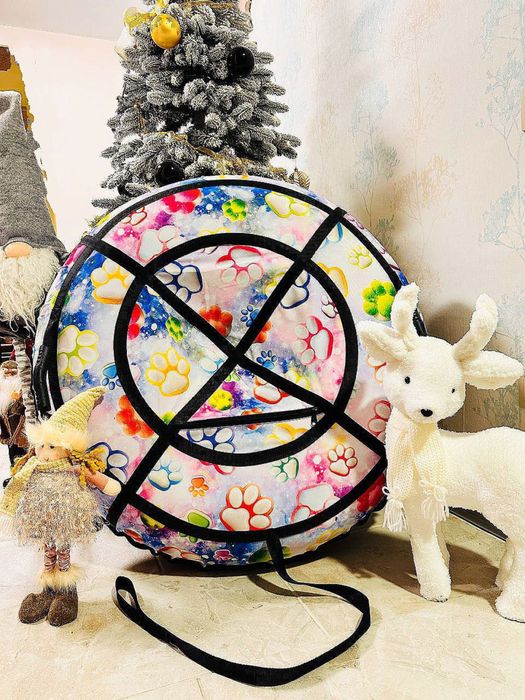 Міцний Тюбінг надувний плюшка ватрушка тюба таблетка надувні санки